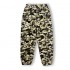 Women's Army Green Camouflage Print Satin Harem Pants Summer Casual Loose Bloomers with Trendy Spring/Summer Thin Design